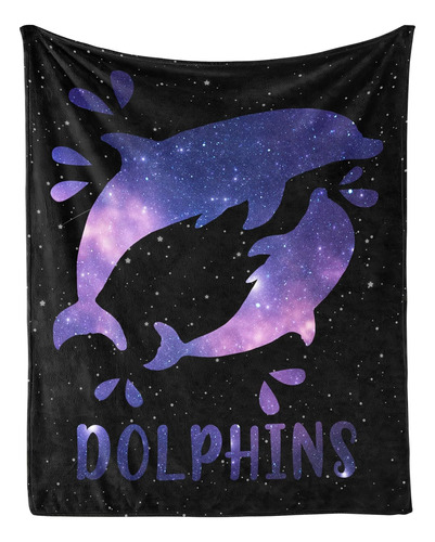 Dolphin Blanket Gifts, 40x50 Cute Pattern Throw Manta Para M