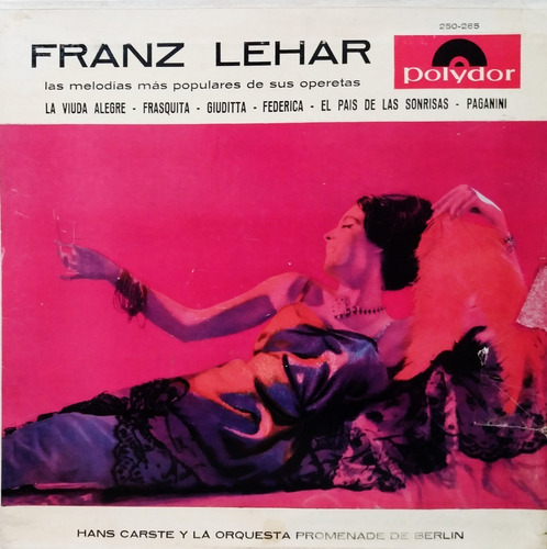 Franz Lehar - Melodías Populare De Sus Óperas 