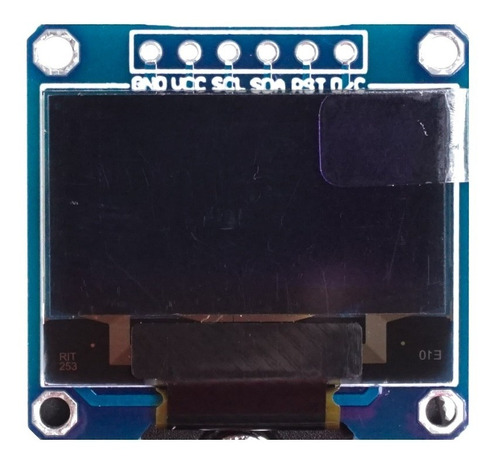 Display Oled Spi 0.96 Pulgadas Azul Arduino 128x64 Ssd1306