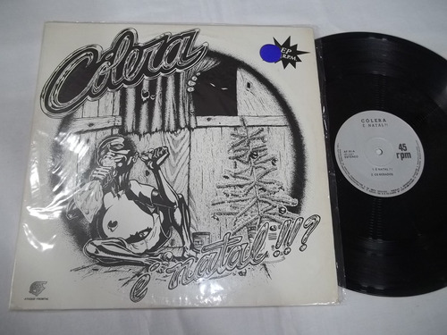 Lp Vinil - Colera - É Natal - Ep 45 Rpm