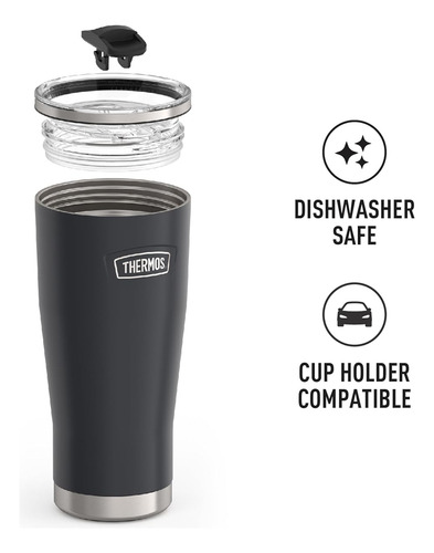 Icon Series By Thermos Vaso Acero Inoxidable 710ml Granito Granite