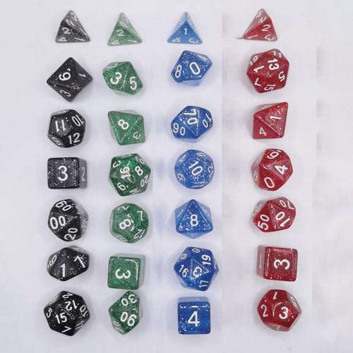 2 X 7 Dados Poliédricos Para Juegos De Rol Para Juegos De