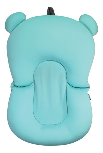 Almofada Infantil Azul Para Um Banho Seguro Buba Baby Liso