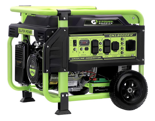 Green-power America Generador Porttil De 13000 W, Alimentado