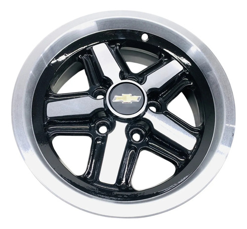 Kit 4 Rodas Aro 14 Opala Caravan Comodoro Luxo Original Gm Grafite Diamantada
