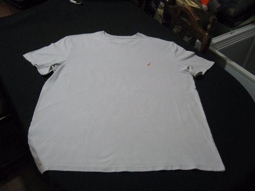 Polera Cuello Redondo Nautica Talla L Manga Corta Impecable