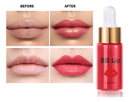 Serum De Hidratación Con Color Bb Lips.5ml 4 Colores X2