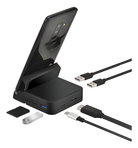 Estación De Acoplamiento Usb C 8 En 1, Soporte For Teléfono