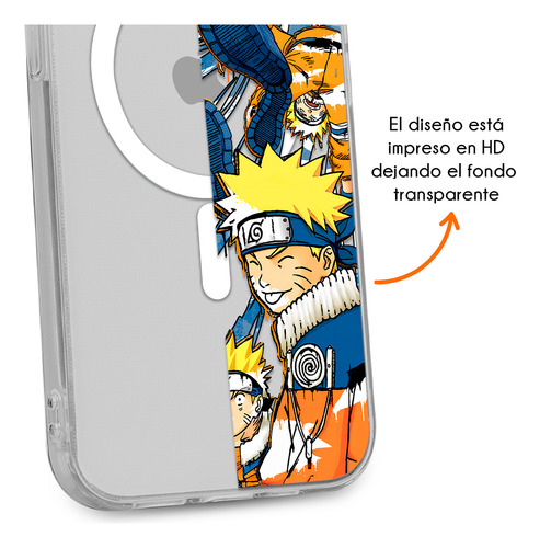 Funda Para iPhone Magsafe Naruto Jutsu Multiclones Sombra