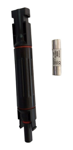 Imagen 2 de 2 de Conector Mc4 Con Fusible 10a F-ps10a-mc4