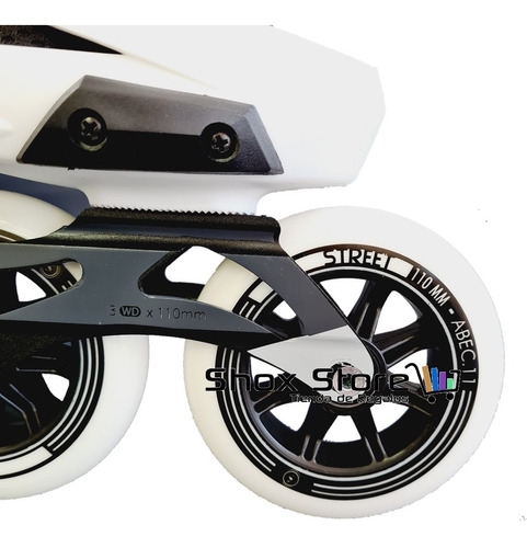 Imagen 5 de 10 de Rollers Stark Street Dark 3.0 Profesional Velocidad 3x 110mm