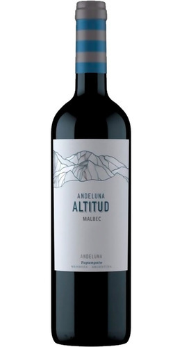 Imagen 2 de 5 de Vino Andeluna Altitud Malbec 750ml X6 Unidades