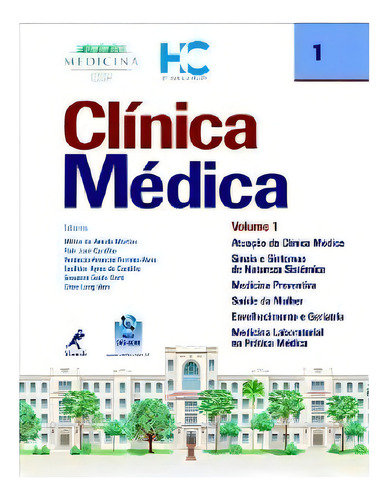 Clínica Médica - Vol.1 - Acompanha Dvd, De Fmusp / Vários Es. Editora Manole Em Português