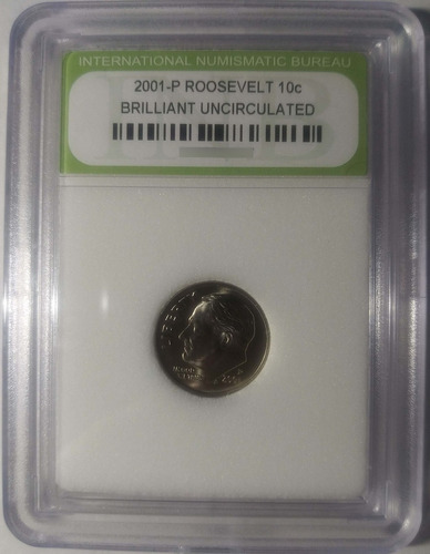 Roosevelt 2001-p 10c Brilliant Uncirculated