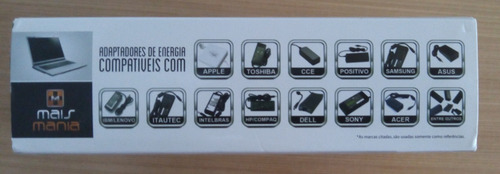 Carregador Notebook Universal - Mais Mania
