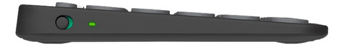 Teclado Bluetooth Logitech K380s Qwerty Español Color Negro