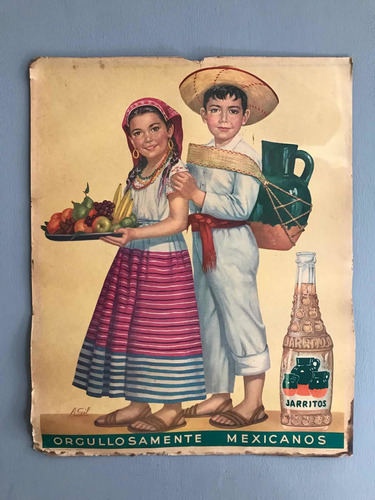 Antiguo Anuncio Refrescos Jarritos Año 1957 Impreso Por Gala