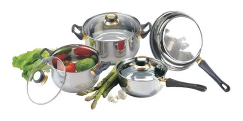 Bateria Cocina Kassel 7 Pzas A.inox -76410-