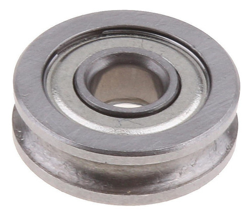 . 10 Unidades U604zz 4 Mm Polia Guia Com Ranhura Em U Selada
