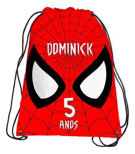 Morralito Bolo Fiesta Recuerdo Spider-man Personalizado 55u