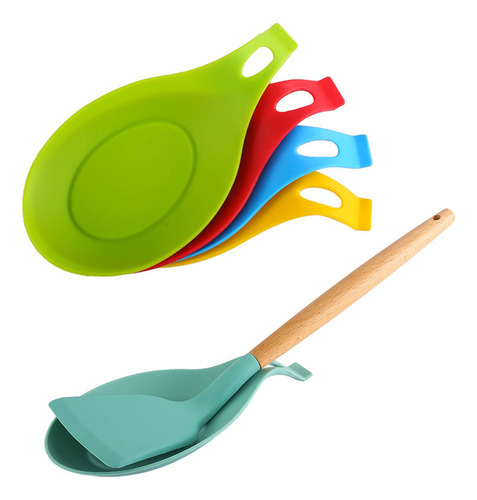 My Soporte De Cuchara Aislante De Silicona Para Utensilios