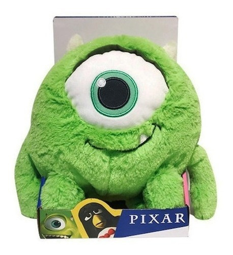 Muñeco Peluche Mike Wazowski Monster Inc 25 Cm Pixar Color Verde
