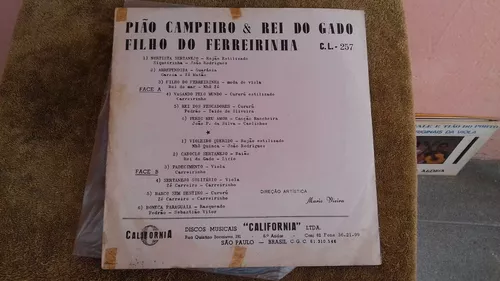 Filho Do Ferreirinha  Álbum de Peão Campeiro e Rei do Gado 