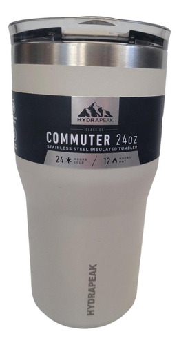 Copo Hydrapeak 24 Oz Commuter Aço Inoxidável - Off White