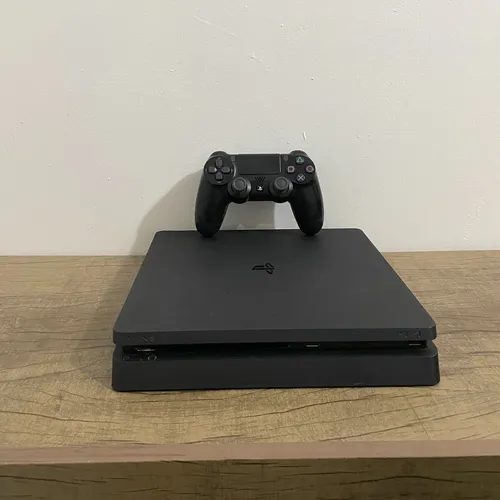 Playstation 4 Slim 1tb Completo + 4 Juegos Inmaculado Negro (Usado)