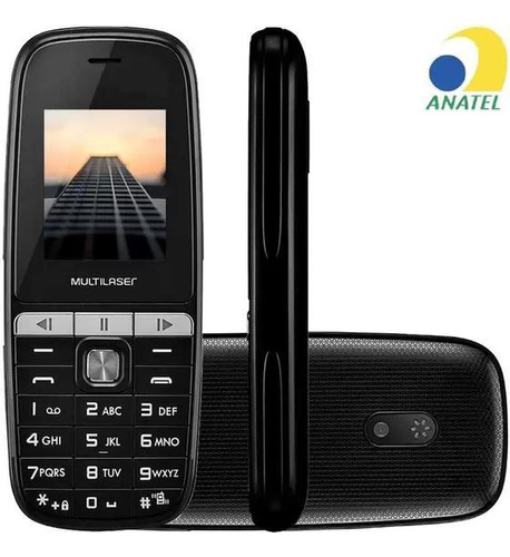 Celular Multilaser Up Play Dual Sim 32 Mb Preto 32 Mb Ram