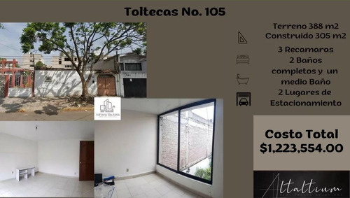 Casa En Delegación Coyoacán, Col. Ajusco,  Calle Toltecas #105  Nb10-di