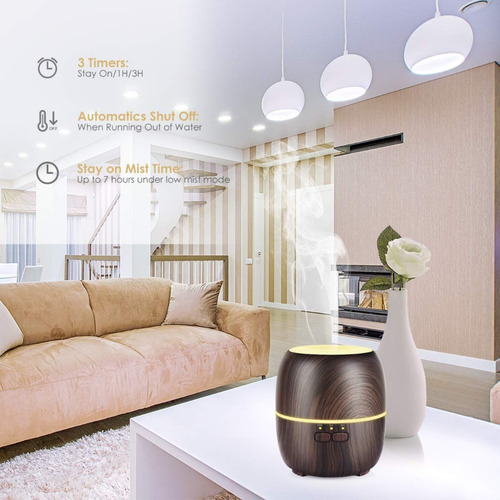Vaporizador Humidificador Difusor De Aceites Aromas 230ml