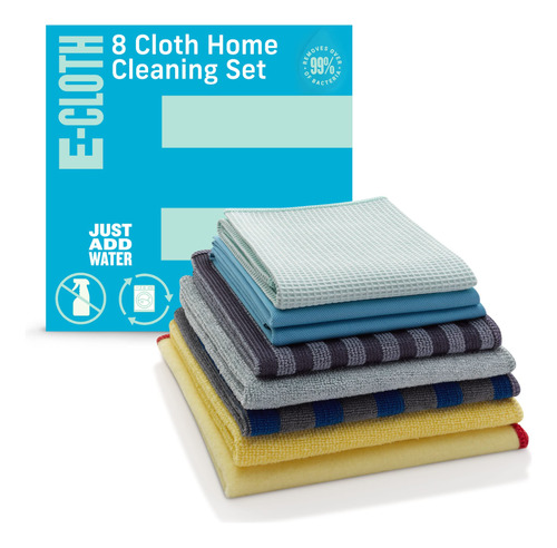 Pa&ntilde;os 4pk Para Limpieza Y Vidrios E-cloth