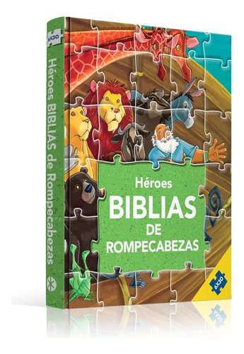 4 Biblias De Rompecabezas: Heroes, Hist. Favoritas, Y 2 Mas