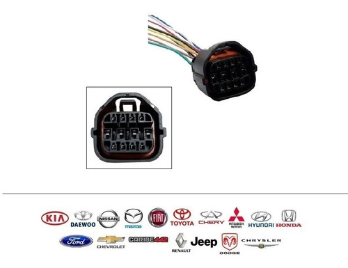 Conector Pare Neutro Hyundai Accent Getz Elantra 12 Pines