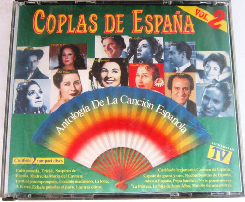Varios Artistas - Coplas De España Vol 2 Importado España Cd