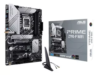 Tarjeta Madre Asus Prime Z790-p Wifi Ddr5 Pci-e Bt Soc 1700 Color Negro