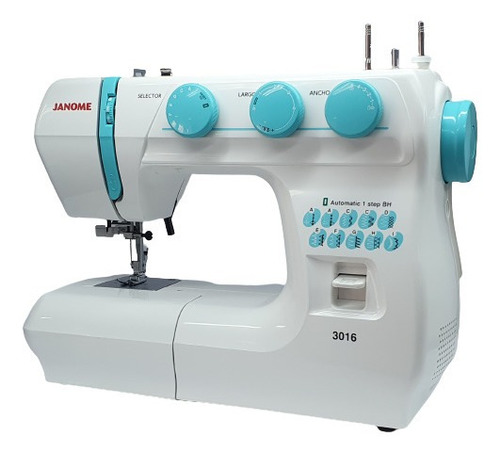 Janome 3016 + 5 Hilos D Regalo 68 Func Luz Led Ojal Overlock