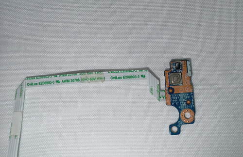 Placa De Boton De Encendido Pavilion 15-ac Nbx0001tz00 (Usado)