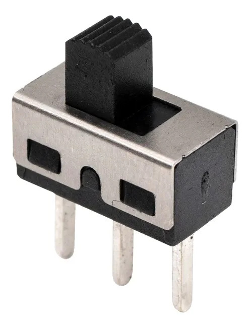 Ss-12d10 Interruptor De Palanca Spdt Negro Y Plateado Negro Plateado