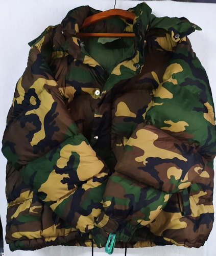 Chamarra Militar Camuflada De Pluma Original  Usa Ejercito