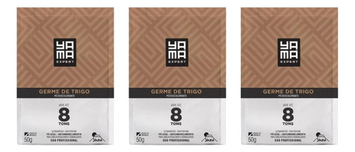 Po Descolorante Yama Germe De Trigo 50g - Kit C/ 3un Tom Sem tom