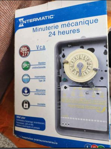 Minutero Mecánico 24hrs Marca Intermatic