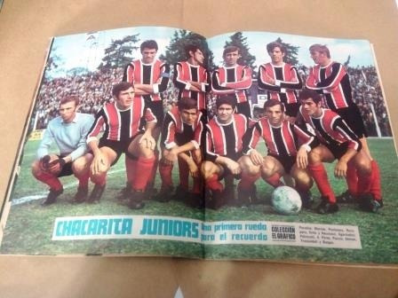 El Grafico 2587 Lamina Color Chacarita Jr Campeon 1ra Rueda