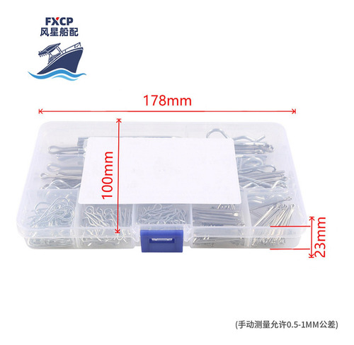 210 Piezas Pin De Cabello Cotter Pon Kit De Surtido Pins