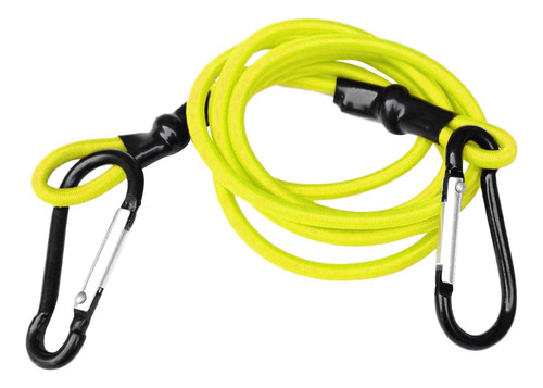 Imagen 2 de 7 de Cordón De Seguridad Para Kayak Verde Fluorescente