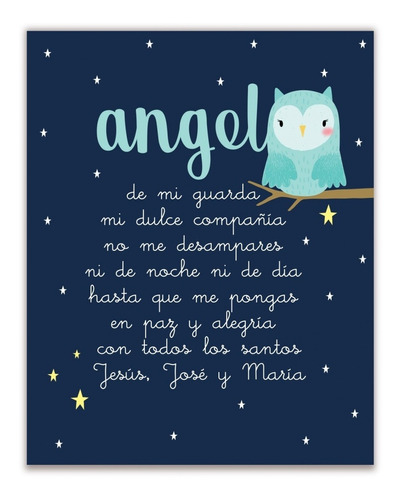 Póster Ángel De Mi Guarda