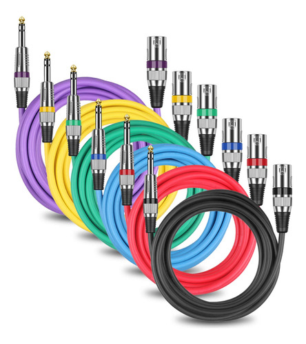 Dremake Cable De Conexion Equilibrado Trs A Xlr Macho De 15