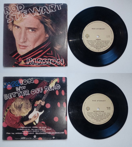 Rod Stewart Compacto Vinil Nacional Usado Passion 1980