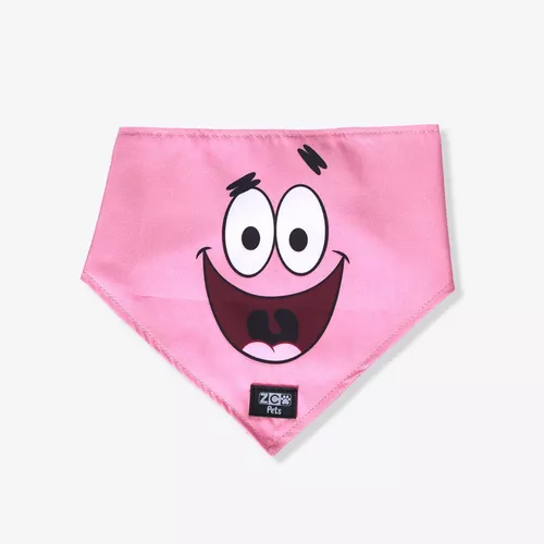 Bandana Zonacriativa Pets Patrick Estrela - Bob Esponja Gg